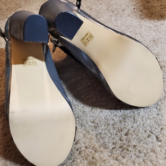 chunky open toe heels - Picture 7 of 9